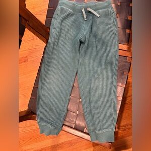 Cat & Jack Teal waffle Knit joggers